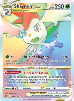 Carta Shaymin VSTAR da coleção Brilliant Stars