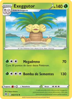 Carta Exeggutor da coleção Brilliant Stars