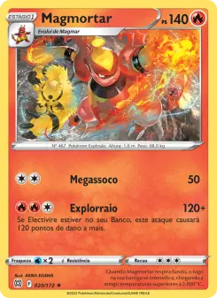 Carta Magmortar da coleção Brilliant Stars