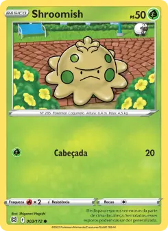 Carta Shroomish da coleção Brilliant Stars
