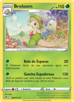 Carta Breloom da coleção Brilliant Stars