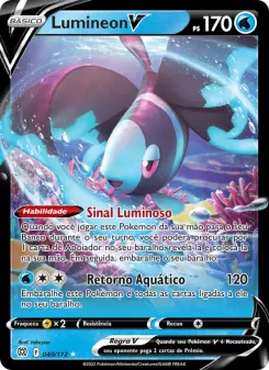 Carta Lumineon V da coleção Brilliant Stars