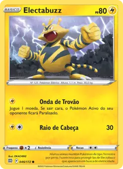 Carta Electabuzz da coleção Brilliant Stars