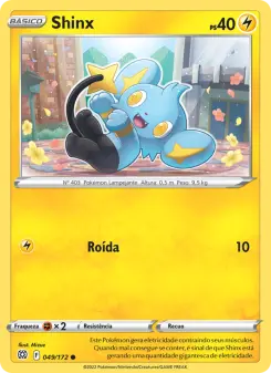 Carta Shinx da coleção Brilliant Stars