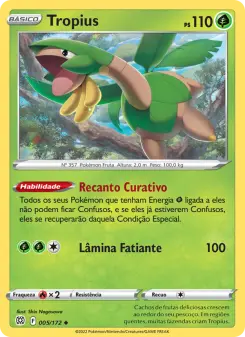 Carta Tropius da coleção Brilliant Stars