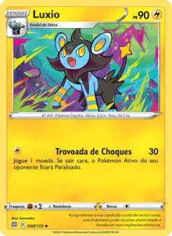 Carta Luxio da coleção Brilliant Stars