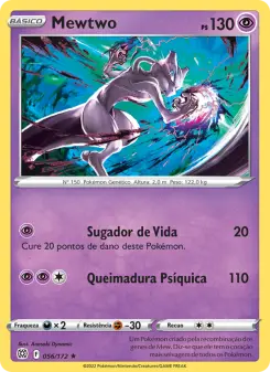 Carta Mewtwo da coleção Brilliant Stars