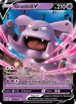 Carta Granbull V da coleção Brilliant Stars