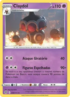 Carta Claydol da coleção Brilliant Stars