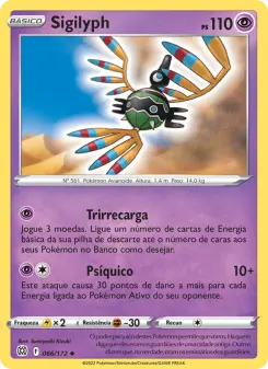 Carta Sigilyph da coleção Brilliant Stars