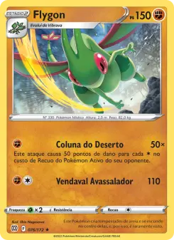 Carta Flygon da coleção Brilliant Stars