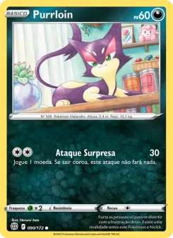 Carta Purrloin da coleção Brilliant Stars