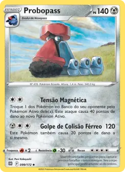 Carta Probopass da coleção Brilliant Stars