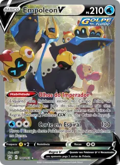 Carta Empoleon V da coleção Battle Styles