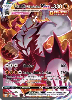 Carta Single Strike Urshifu VMAX da coleção Battle Styles