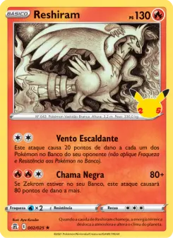 Reshiram CEL 2/025