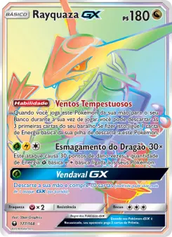 Carta Rayquaza GX