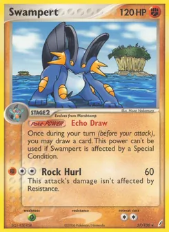 Carta Swampert da coleção Crystal Guardians