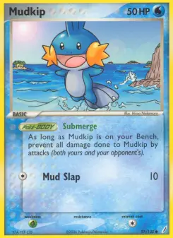 Carta Mudkip da coleção Crystal Guardians