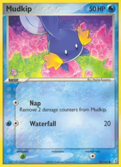 Carta Mudkip da coleção Crystal Guardians