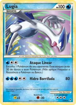 Carta Lugia da coleção Call of Legends