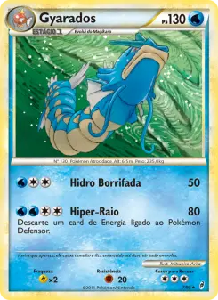 Carta Gyarados da coleção Call of Legends