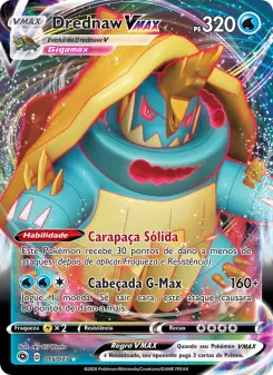 Carta Drednaw VMAX da coleção Champion's Path