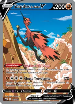 Carta Galarian Zapdos V