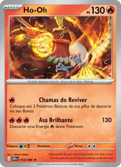 Carta Ho-Oh da coleção Chaos Rising