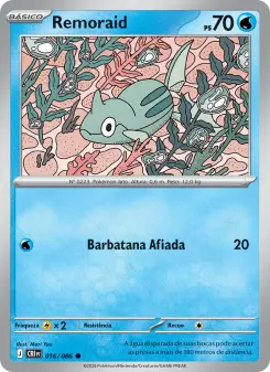 Carta Remoraid da coleção Chaos Rising
