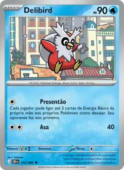 Carta Delibird da coleção Chaos Rising