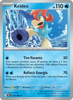 Carta Keldeo da coleção Chaos Rising
