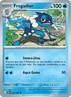 Carta Frogadier da coleção Chaos Rising