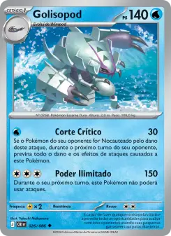 Carta Golisopod da coleção Chaos Rising