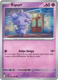 Carta Espurr da coleção Chaos Rising