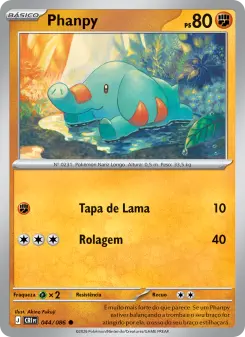 Carta Phanpy da coleção Chaos Rising