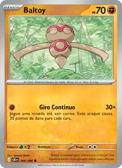Carta Baltoy da coleção Chaos Rising