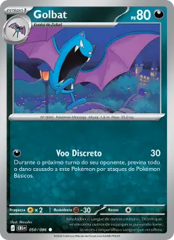 Carta Golbat da coleção Chaos Rising