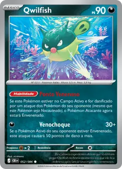 Carta Qwilfish da coleção Chaos Rising