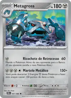 Carta Metagross da coleção Chaos Rising