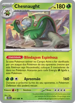 Carta Chesnaught da coleção Chaos Rising