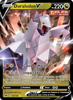 Carta Duraludon V da coleção Crown Zenith