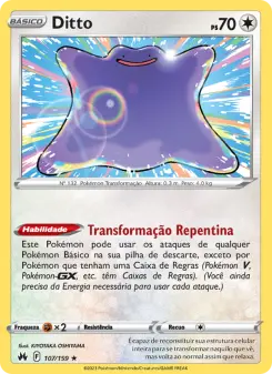 Carta Ditto da coleção Crown Zenith