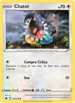 Carta Chatot da coleção Crown Zenith