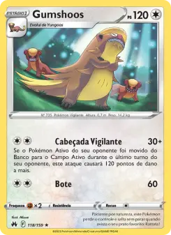 Carta Gumshoos da coleção Crown Zenith