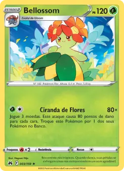 Carta Bellossom da coleção Crown Zenith