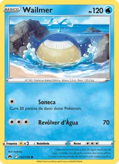 Carta Wailmer da coleção Crown Zenith