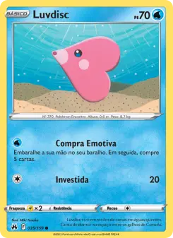 Carta Luvdisc da coleção Crown Zenith