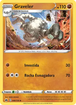 Carta Graveler da coleção Crown Zenith