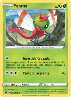 Carta Yanma da coleção Crown Zenith